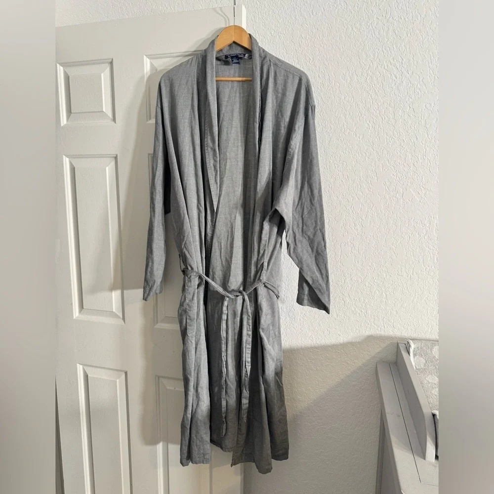Polo Ralph Lauren Gray Long Robe